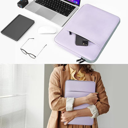 Laptop Sleeve Case for MacBook Air 13 inch M2 M3 M4 A3240 A3113 2025-2023, Compatible with MacBook Pro 14 inch M5 M4 M3 M2 M1 Pro Max A3112 A3185 A3401 A2779 A2442 A2918 Water Resistant Bag-Purple