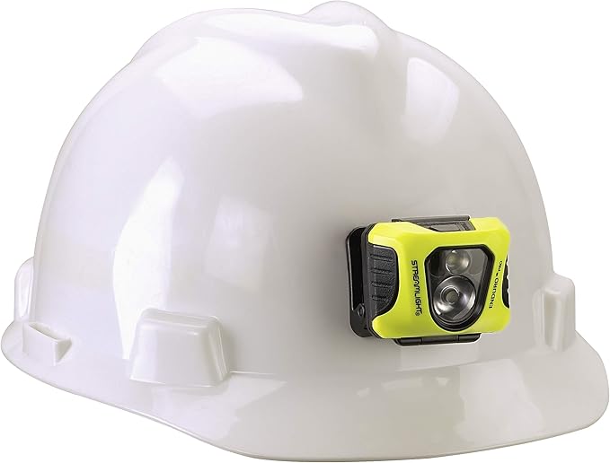 Streamlight 61420 Enduro Pro 200-Lumen 2250-Candela Ultra-Light LED Headlamp with AA Batteries and Elastic Strap, Box, Yellow