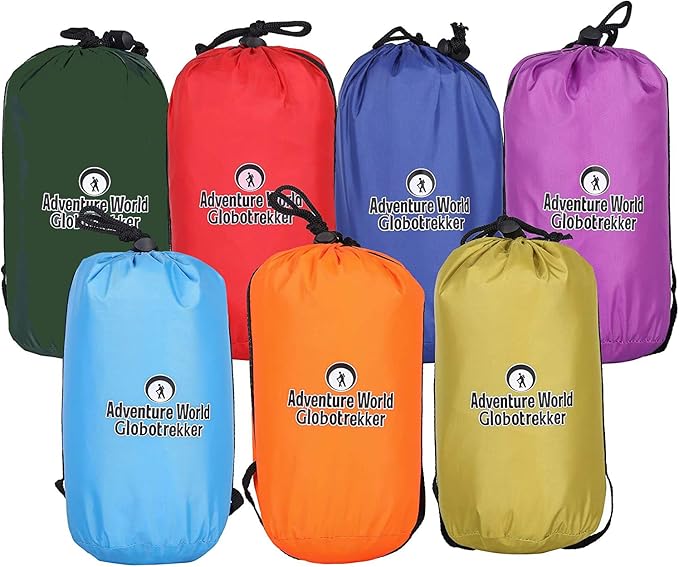 Adventure World Globotrekker Backpack Poncho Lightweight Waterproof Rain Poncho for Hiking, Camping, Travel & Outdoor Use
