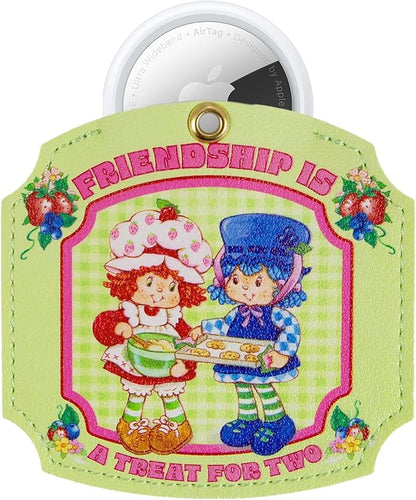 Sonix Keychain Case Compatible with Apple AirTag | Protective AirTag Cover Keychain Charm | Strawberry Shortcake Treats