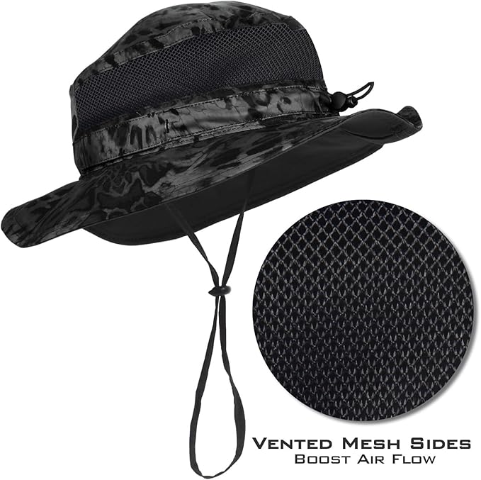 KastKing Sol Armis UPF 50 Boonie Hat - Sun Protection Hat, Fishing Hat, Beach & Hiking Hat, Paddling