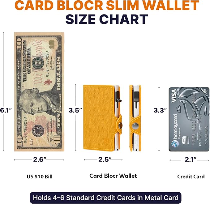 Conceal Plus Small RFID Wallet for Women, Slim Compact RFID Blocking Credit Card Holder Womens Wallet, Smart Pop Up Minimalist Card Case, Holds 4-6 Standard Cards Plus Cash & ID, Compact Travel Wallet