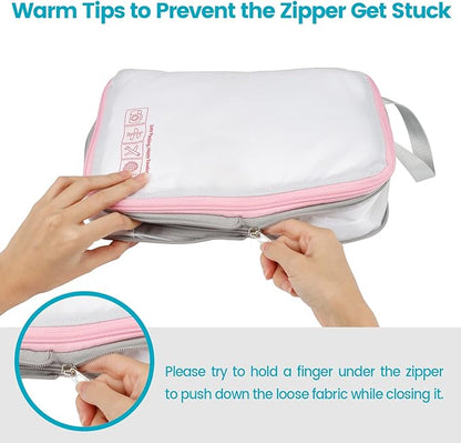 Cambond Compression Packing Cubes for Travel Women - Expandable Travel Bags Luggage Organizers Travel Essentials Compression Cubes for Travel Carry on Suitcases Organizer