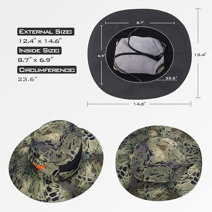 KastKing Sol Armis UPF 50 Boonie Hat - Sun Protection Hat, Fishing Hat, Beach & Hiking Hat, Paddling