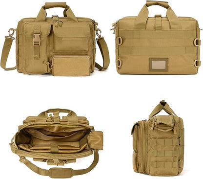 Stypos Tactical Laptop Bag for Men,14inch/15.6inch/17.3inch Messenger Bag Military Shoulder Bag,Flight Work Bags for Pilots