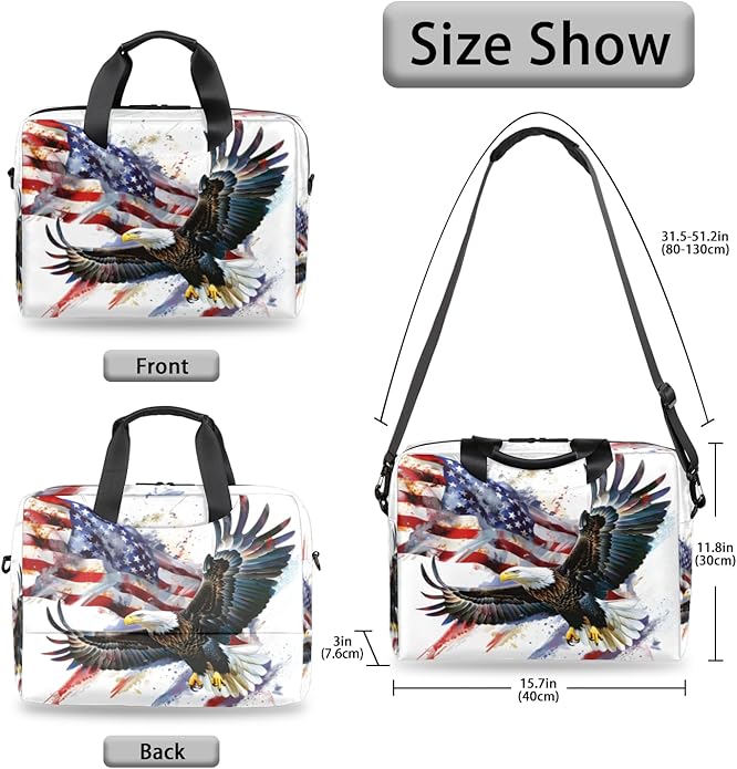 Laptop Bag Bohemian Mandala Laptop Satchel Briefcase Adjustable shoulder Carrying for MacBook Pro 16 inch