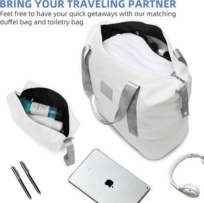 LARVENDER Luggage Sets 5 Piece, PP Hardshell Suitcase Set, Carry on Luggage Set, Expandable Travel Luggage Set with TSA Lock, Large Suitcase with Spinner Wheels for Women Men(WHITE/20/24/28/DB/TB)