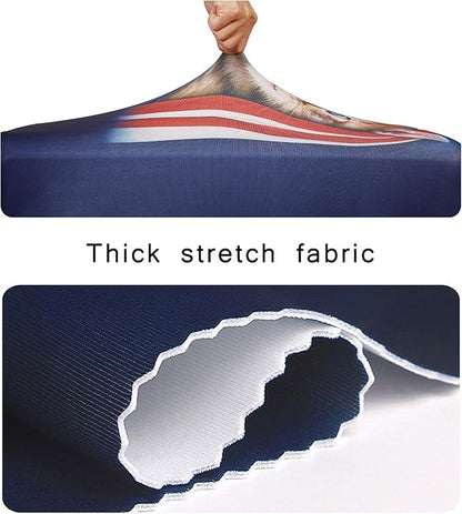 WUJIAONIAO Travel Luggage Cover Baggage Suitcase Cover Protector Skins 18-32 Inch (Cat A, L (for 25-28 inch luggage))