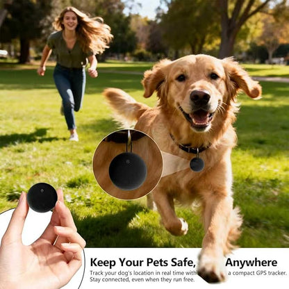 Mini GPS Tracker for Vehicles, Cars, Kids, Pets – Location Tracking Device with Long Battery, Portable Personal GPS Tracker, No Monthly Fee, Compatible with Android (Android Black)