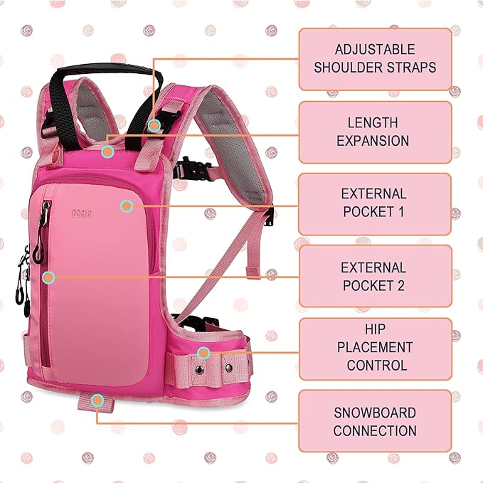 QOGIR Ski and Snowboard Harness for Kids: Learn to Ski and Teach Your Child The Speed Control