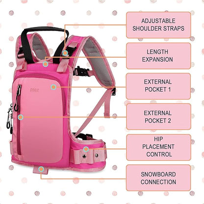 QOGIR Ski and Snowboard Harness for Kids: Learn to Ski and Teach Your Child The Speed Control