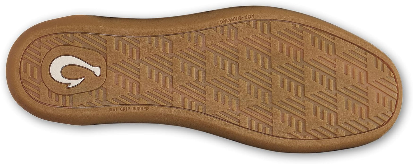 OLUKAI Hale Mule Women's Slipper, Women's Slip-On Shoes, Genuine Shearling with Fleece Lining, Wet Grip Soles for Inside & Outside Wear, Cute & Ultra-Soft Comfort Fit