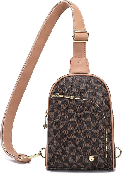 INICAT RFID Blocking Sling Bag,Anti Theft Crossbody Bags for Women,Travel Gifts Cross Body Purses Vegan Leather
