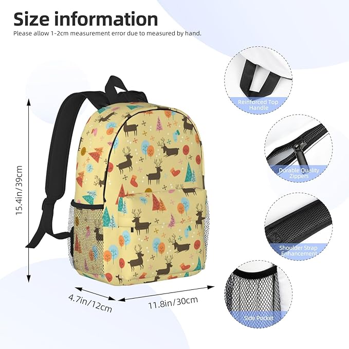 Kids Backpack for School Elementary Lightweight Cute Students Bookbag for Teens Boys Girls School Bag