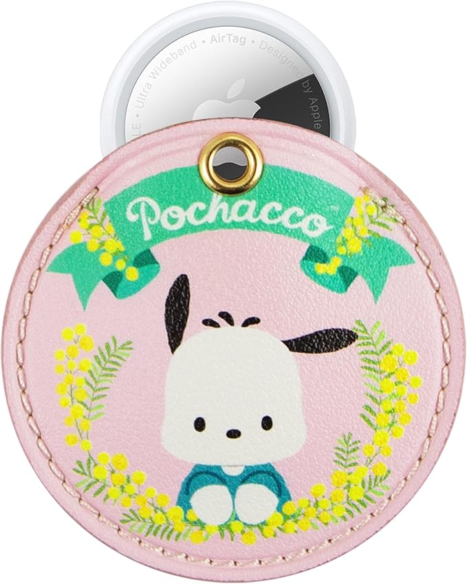 Sonix x Sanrio Keychain Case Compatible with Apple AirTag | Protective Cover Keychain | Hello Kitty & Friends - Floral Pochacco