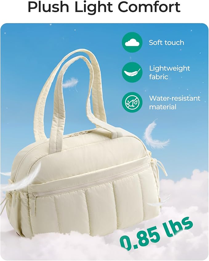 BAGSMART Gym Bag for Women, Duffle Bag for Travel with Wet Pocket, Lightweight Carry on Weekender Duffel, Water Resistant