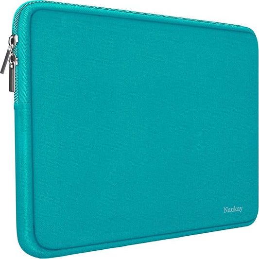 Naukay 15.6 Inch Laptop case Bag,Against dust Resistant Neoprene Notebook Computer Pocket Sleeve/Tablet Briefcase Carrying Bag Compatible 15-15.6 Inch HP/Dell/Asus/Acer/Toshiba/Fujitsu-Blue