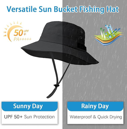 Sun Bucket Hat for Men Women Fishing Beach Safari Hats for Golf Hiking Hunting Outdoor UPF 50+