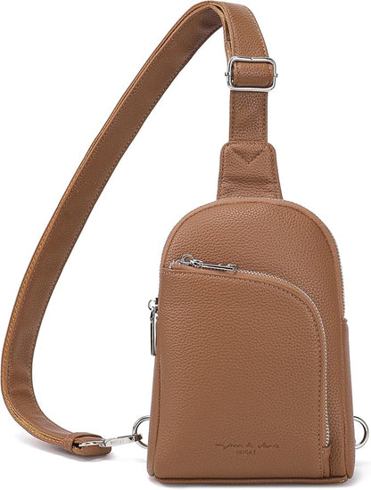 INICAT RFID Blocking Sling Bag,Anti Theft Crossbody Bags for Women,Travel Gifts Cross Body Purses Vegan Leather