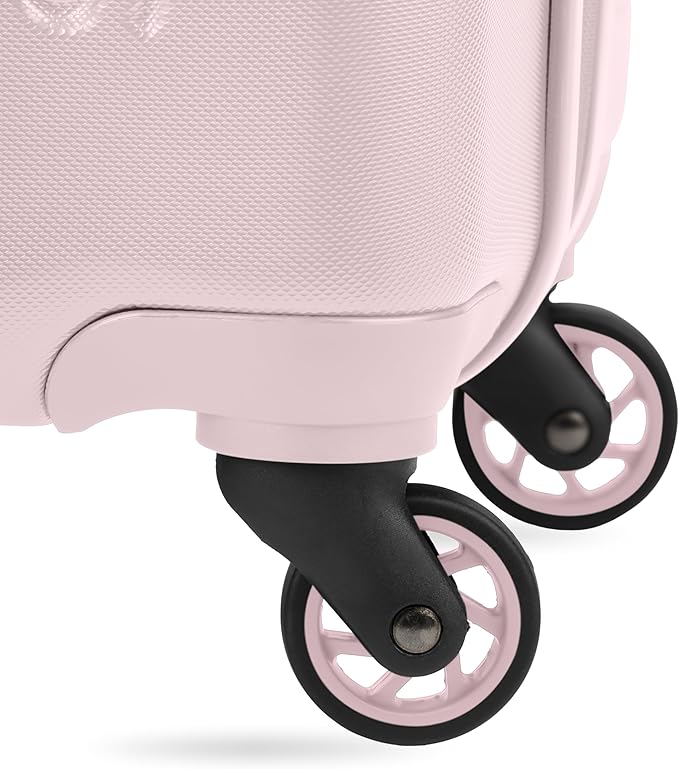 SwissGear 7366 Hardside Expandable Luggage with Spinner Wheels, Pink, Carry-On 19-Inch