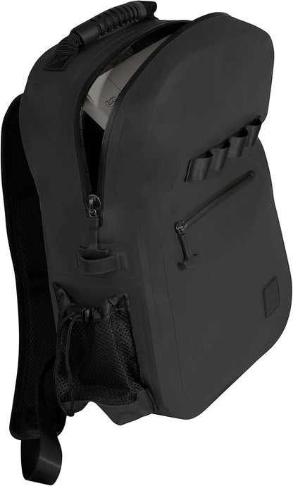 Rothco Waveguard Waterproof Backpack – Dry Storage Bag Hiking Boating Kayaking Canoeing Travel Beach Sack - Black
