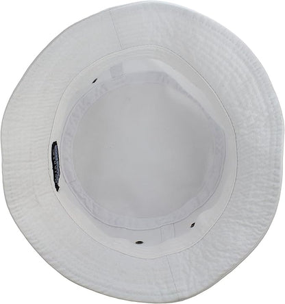 Gelante Solid Color 100% Cotton Bucket Hat for Women and Men Packable Travel Summer Beach Hat