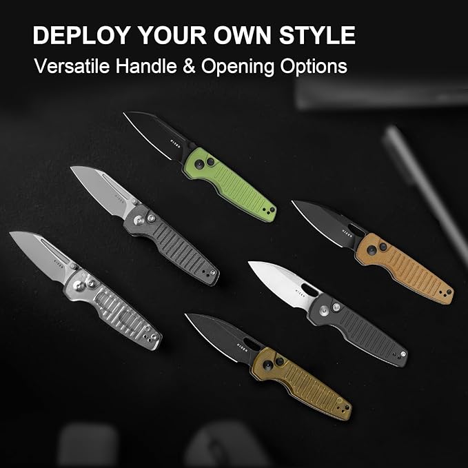 Kizer Parakeet EDC Pocket Knife, 2.46" Nitro-V Blade Folding Knife with Aluminum Handle, Thumb Stud Opener Small EDC Knives for Men Women Camping Hunting V2706A5