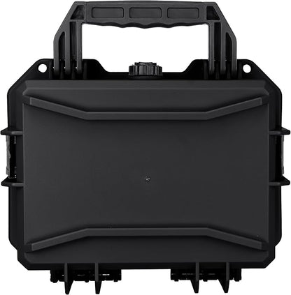 Eylar 11.8" Intact Series Compact Hard Camera Case, Lightweight and Durable Stacker Design with Foam (Black)