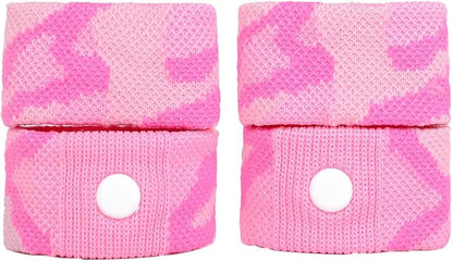 P6 Motion Sickness Bands for Kids Children’s Wristbands for Anti Nausea Sea Cruise Travel Car Sickness All-Natural Non Drowsy Relief Acupressure Treatment (2 Pack, Pink - Pink)