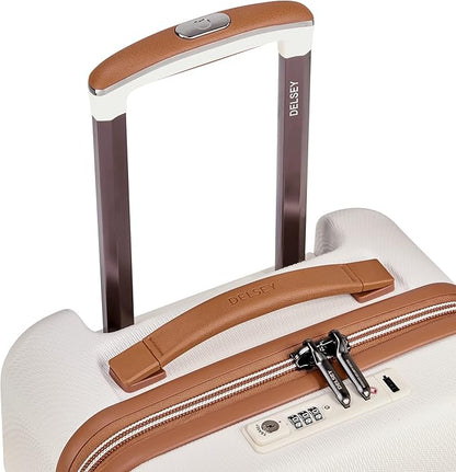 DELSEY PARIS Chatelet Air 2.0 Hardside Luggage with Spinner Wheels, Angora, Carry on 19 Inch