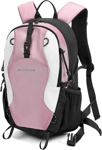 20L Lightweight Hiking Daypack, Small Hiking Backpack for Women(Pink)