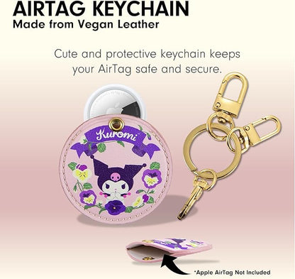 Sonix x Sanrio Keychain Case Compatible with Apple AirTag | Protective Cover Keychain | Hello Kitty & Friends - Floral Kuromi