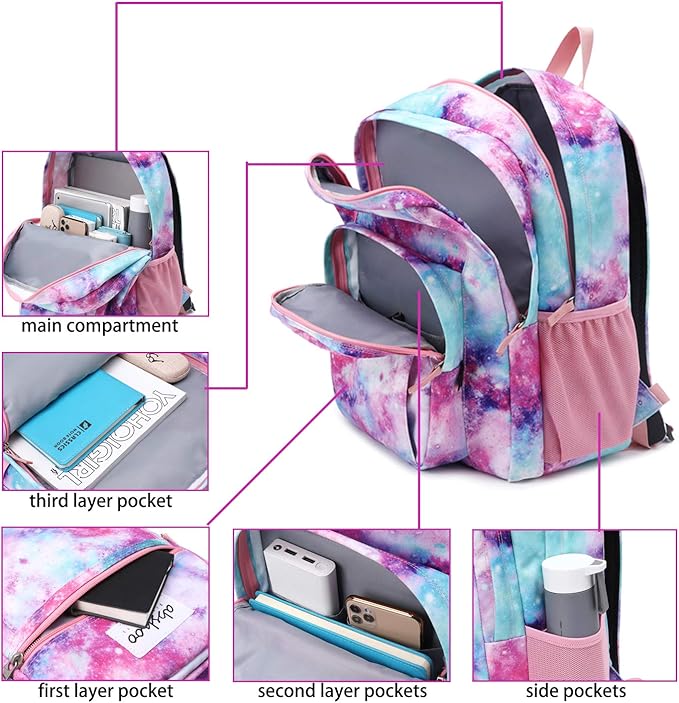 abshoo Classical Basic Travel Backpack For School Water Resistant Bookbag