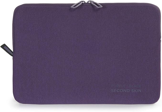 TUCANO Melange Neoprene Sleeve Compatible with MacBook Air/Pro 13" Laptop 12", 4mm Thick, Anti-Slip, Anti-Scratch - Purple
