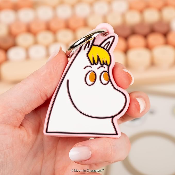 iFace Moomin Character Figure Case [Compatible with Apple AirTag] – Silicone Protective Keychain Cover [Carabiner Clip Included] – Snorkmaiden