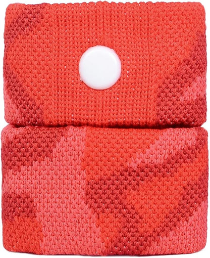 P6 Motion Sickness Bands for Kids Children’s Wristbands for Anti Nausea Sea Cruise Travel Car Sickness All-Natural Non Drowsy Relief (1 Pack, Red)