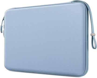 FINPAC Hard Laptop Sleeve Case for 13 inch MacBook Air M4 2025 A3240 M3 2024 A3113, 14 inch MacBook Pro M5/M4/M3/M2 A3434 A3401, 13" Air/Pro, Waterproof Case for Dell, Surface Laptop, HP, Ice Blue