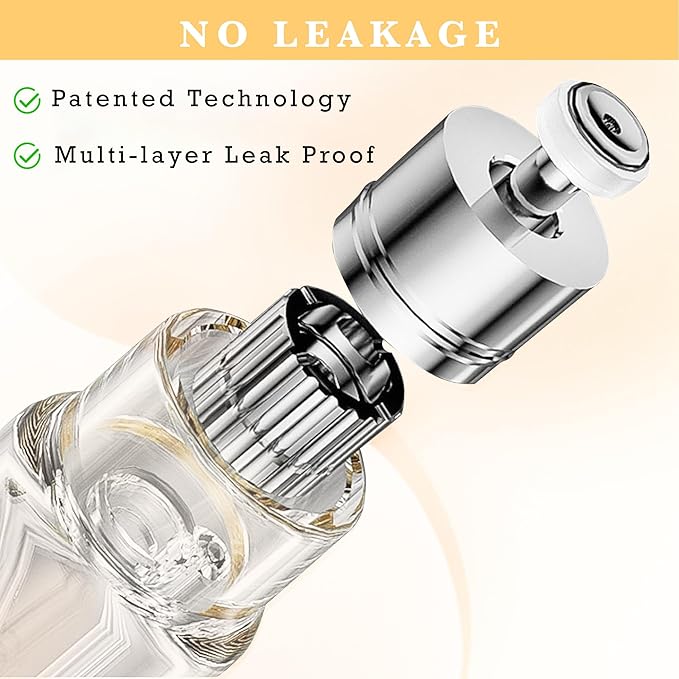 2PCS Perfume Travel Refillable Bottle, Bottom-Filling Fragrances Perfume Atomizer, Empty Mini Cologne Dispenser, Portable Sprayer Pocket Size for On the Go 5ml (Black)