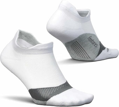 Feetures Elite Light Cushion No Show Tab Athletic Ankle Socks - Sport Sock with Targeted Compression