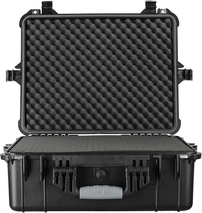 Eylar Large 20 Inch Protective Camera Case Water and Shock Proof With Foam (Black)