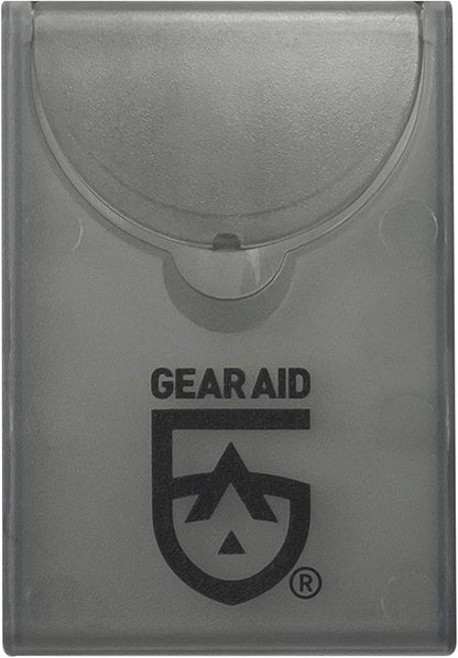 GEAR AID Tenacious Tape Mini Patches with Peel-and-Stick Adhesive to Fix Holes and Tears in Winter Gear, Down Puffer Jackets, Sleeping Bags, Tents, and Rain Gear, Black and Clear