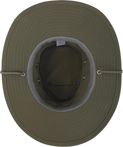Sanford Safari Hat for Men and Women, Wide Brim Sun Hat, Water-Resistant, Floatable, Packable, UV Protection Fishing Hat