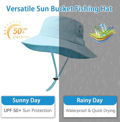 Sun Bucket Hat for Men Women Fishing Beach Safari Hats for Golf Hiking Hunting Outdoor UPF 50+