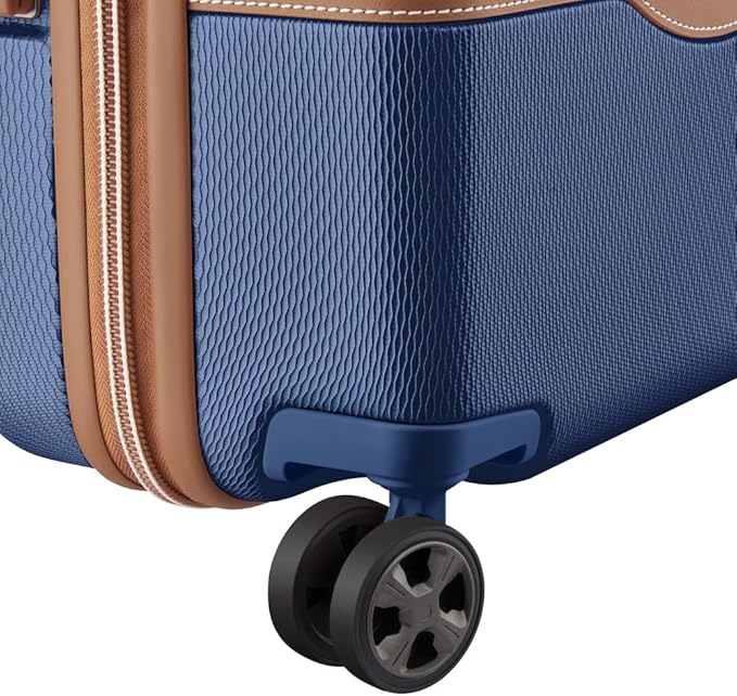 DELSEY PARIS Chatelet Air 2.0 Hardside Luggage with Spinner Wheels, Navy Blue, Carry on 20 Inch