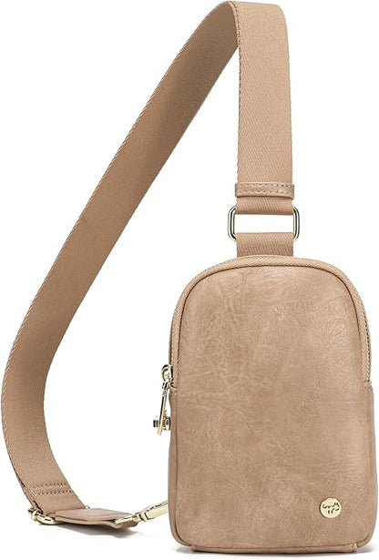 INICAT Small Anti Theft Crossbody Bags for Women, Vegan Leather Sling Cross Body Purse Travel Essentials Teen Girl Gifts