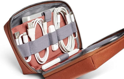 Bellroy Tech Kit (Tech Accessories Organizer Pouch, Zipper Closure Design, Stores Power Bank, Phone Charger, Cables & More, Internal)