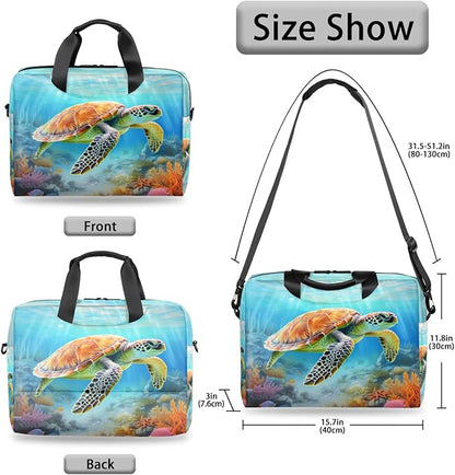 Laptop Bag Bohemian Mandala Laptop Satchel Briefcase Adjustable shoulder Carrying for MacBook Pro 16 inch