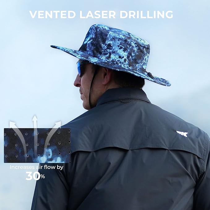 KastKing Sol Armis UPF 50 Boonie Hat - Sun Protection Hat, Fishing Hat, Beach & Hiking Hat, Paddling