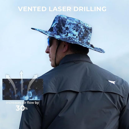 KastKing Sol Armis UPF 50 Boonie Hat - Sun Protection Hat, Fishing Hat, Beach & Hiking Hat, Paddling