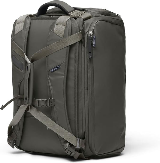 NOMATIC 30L Travel Bag- Convertible Duffel/Backpack, Carry-on Size for Airplane Travel, Everyday Use Laptop Bag,TSA Compliant